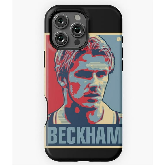Beckham Pop Art Retro Soccer M1352 Phone Case for iPhone 17 16 15 14 13 12 11 Pro Max