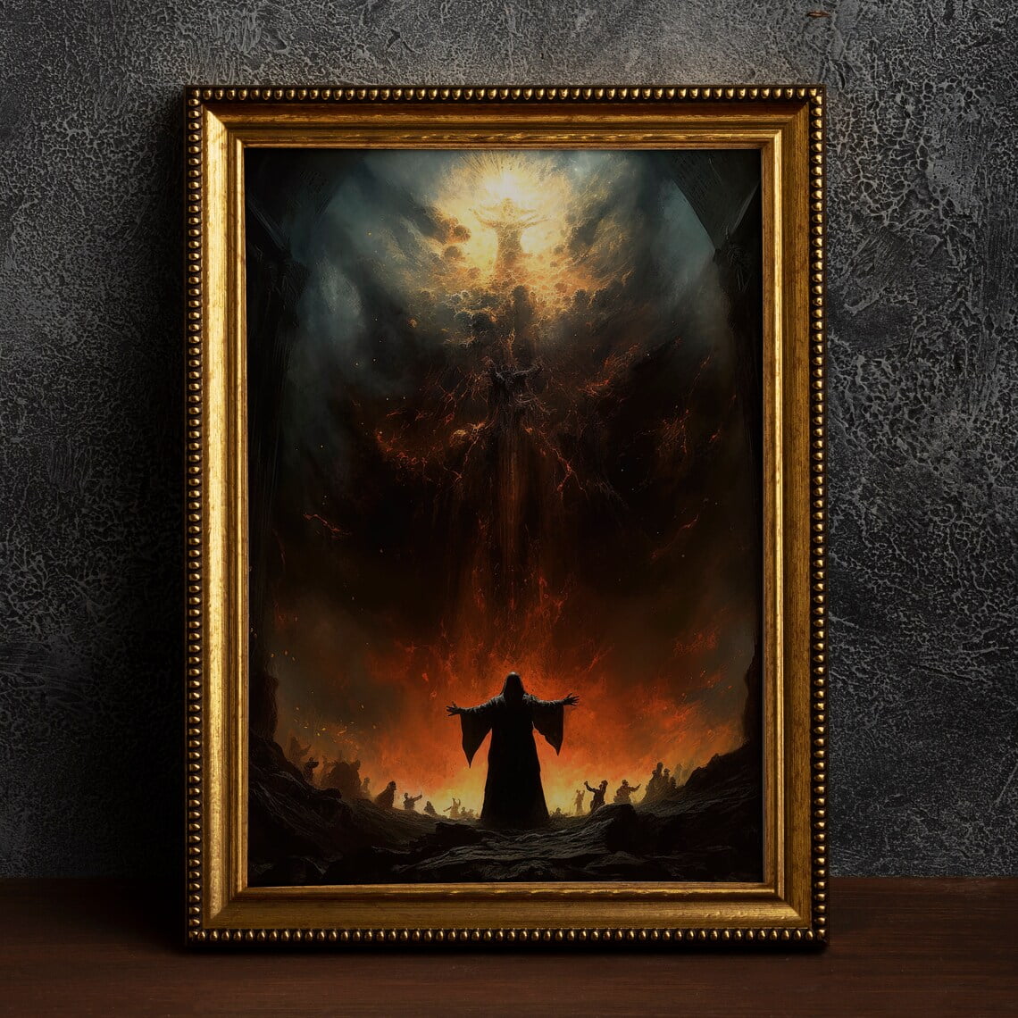 The Beckoning Vintage Poster, Dark Academia, Classical Painting, Witchy ...