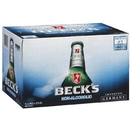Becks Non Alcoholic Beer (Pack of 24) 12oz Bottles German Quality (Includes 24 Individual 12oz Becks Bottles)