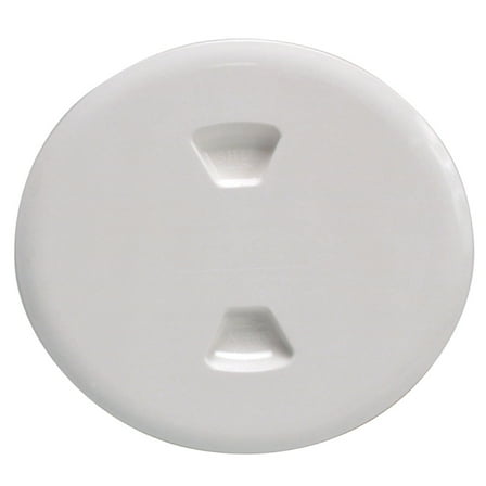 Beckson 5" Twist-Out Deck Plate - White | Bundle of 2