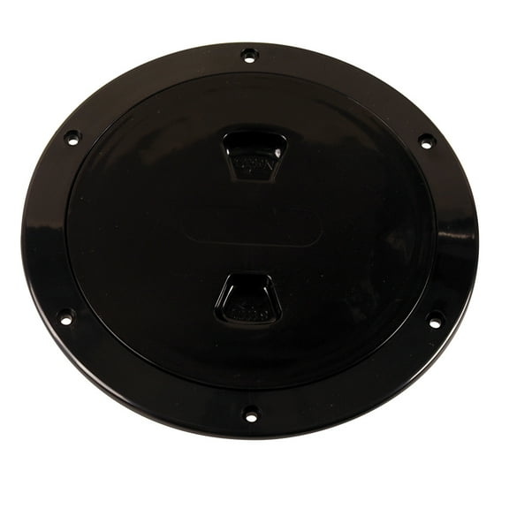 Beckson DP60-B Screw-Out Deck Plate - 6", Black