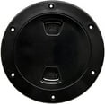 thumbnail image 1 of Beckson Marine DP40-B 4 Black Screw-In Deck Plate, 1 of 2