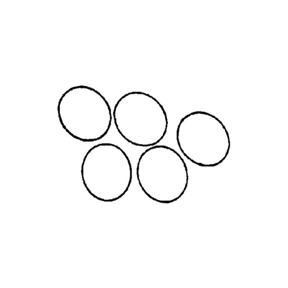 Beckson O-Rings for Deck Plates, 6" 1 Per Package