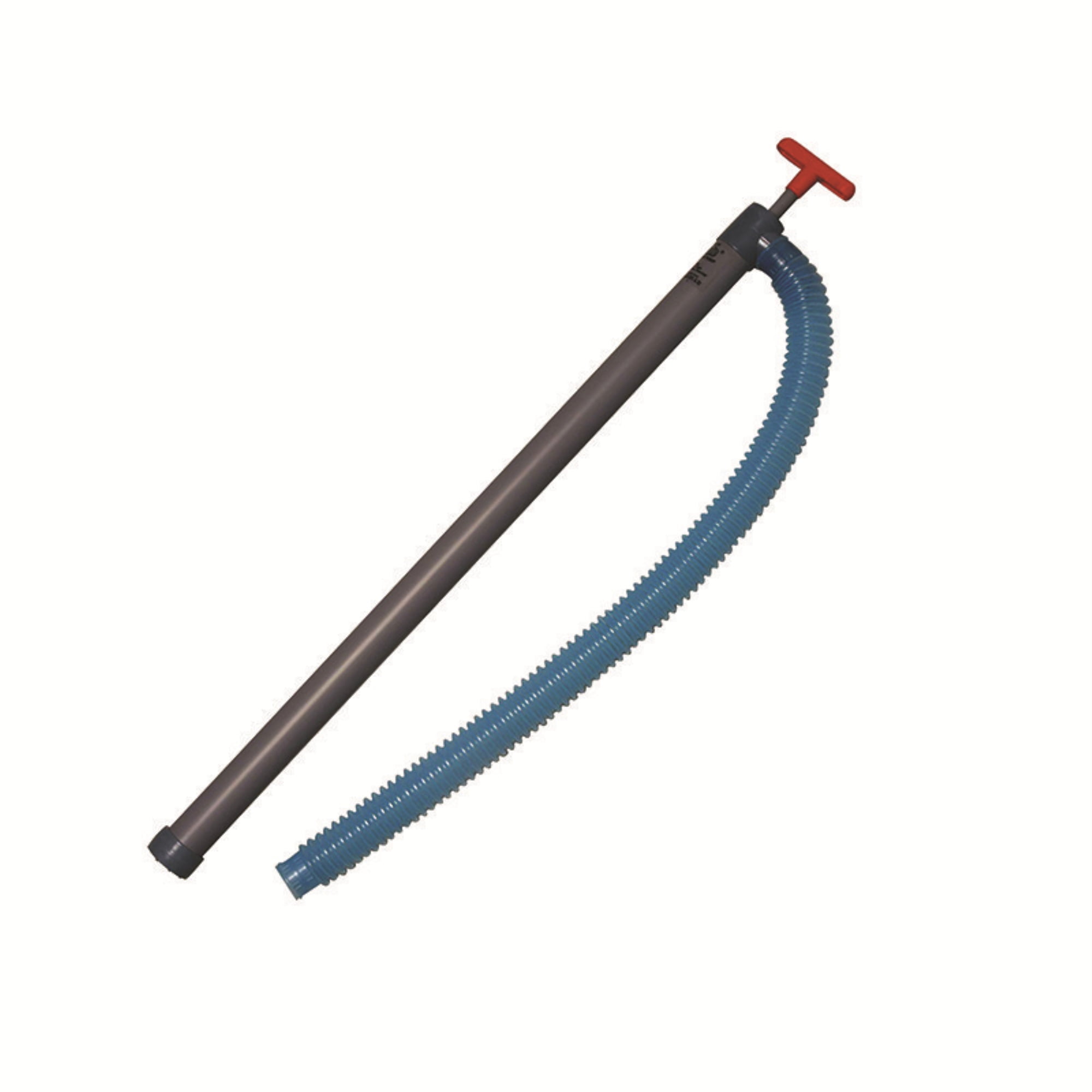 Beckson 30" Gray and Blue Polyvinyl Hand Pump with Hose