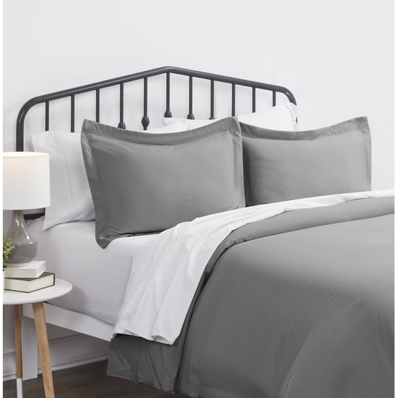 Becky Cameron 3 Piece Premium Ultra Soft Solid Duvet Cover Set
