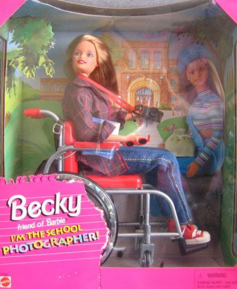Becky Friend of Barbie I'm the School Photographer! Doll 1998 Mattel 20202 NEW