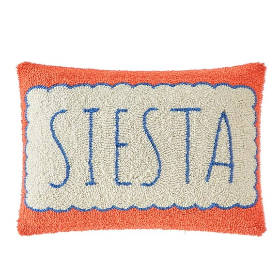 Mainstays by Becky G. & Alejandra Siesta Decorative Pillow, Mandarin Orange, 14" x 20"