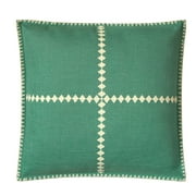 Mainstays by Becky G. & Alejandra Decorative Pillow, Green Lily, 18" x 18"