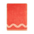 thumbnail image 1 of Mainstays by Becky G. & Alejandra 100% Cotton Performance Bath Towel, Orange Scallop, 1 of 7