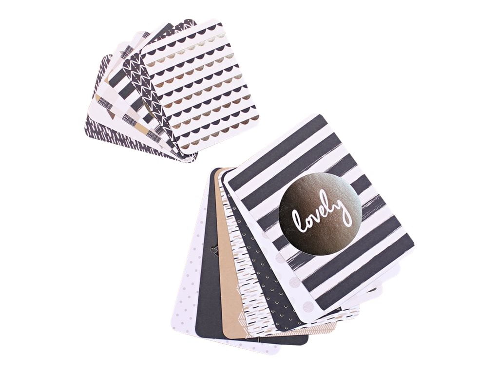 Becky Higgins Project Life Be Fearless Value Kit - Scrapbook kit - black, white, gold