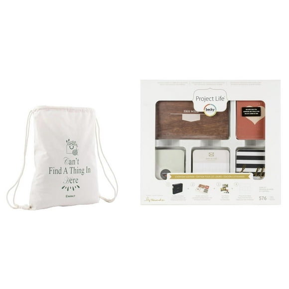 Becky Higgins Project Life Everyday Edition Set 576 Piece Scrapbook Journal Cards Pocket Scrapbooking Includes Eselect Craft Storage Bag Memory Keeping and Paper Crafting Supplies