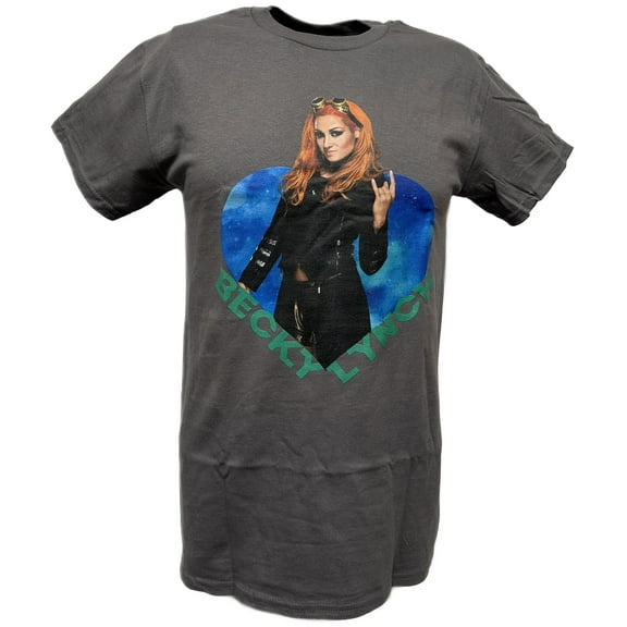 Becky Lynch Rock On Heart Grat T-shirt
