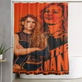 thumbnail image 1 of Becky Lynch Shower Curtain, Bathroom Bathtub Decor Curtain for Girls Boys Kids, Waterproof Fabric Bath Curtain with 12 Hooks 60x72 Inches Plastic, 1 of 8