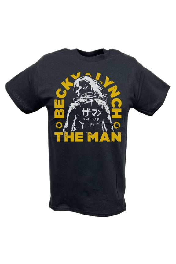 Becky Lynch The Man Japanese Black T-shirt