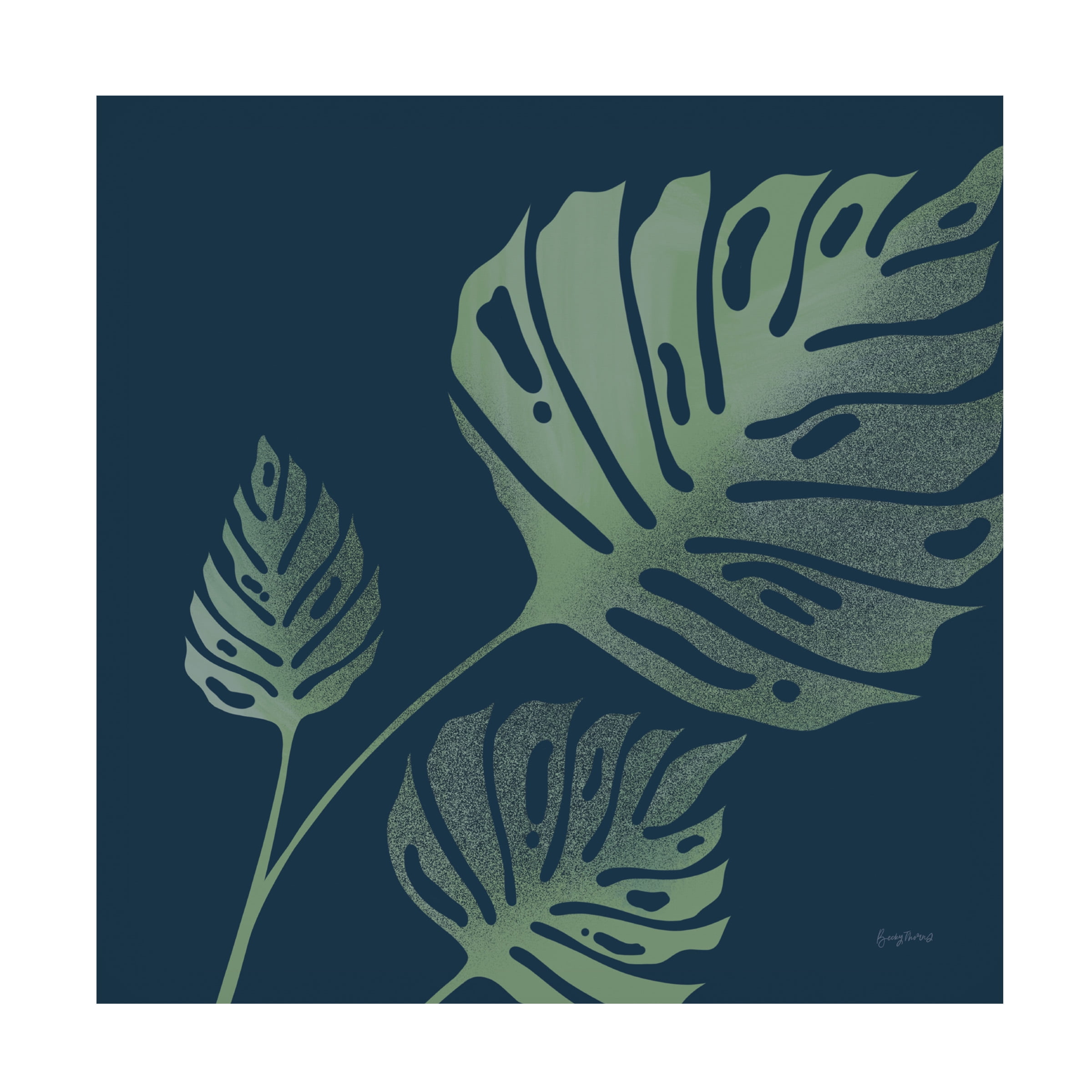 Becky Thorns 'Monstera I' Canvas Art
