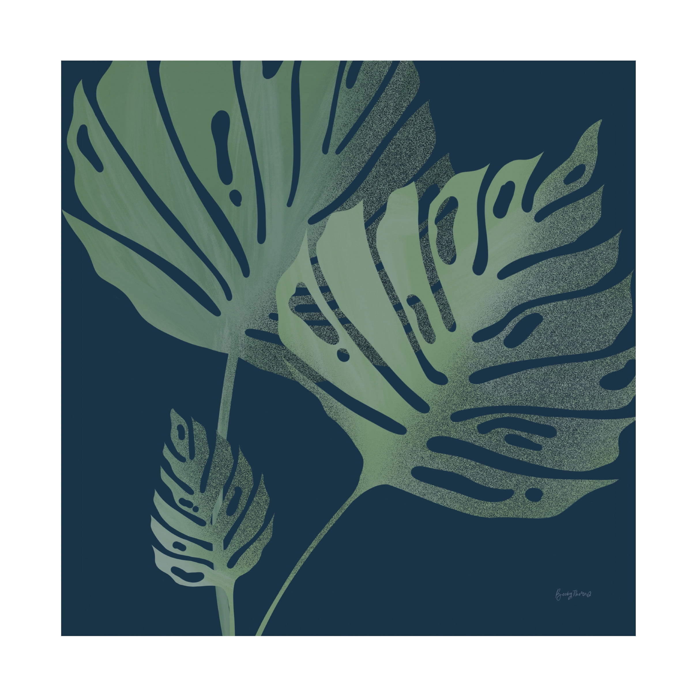 Becky Thorns 'Monstera III' Canvas Art