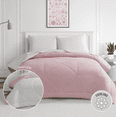 thumbnail image 1 of Bco Home 5-Piece Cooling Technology Pink Comforter and Sheet Set, Queen, 1 of 8