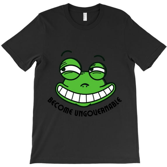 Become Ungovernable Frog Funny Frog Meme, Political Humor G15624 Unisex T-Shirt, Up to Size 5XL