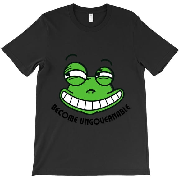 Become Ungovernable Frog Funny Frog Meme, Political Humor G15624 Unisex T-Shirt, Up to Size 5XL