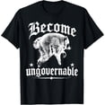 thumbnail image 1 of Become Ungovernable Raccoon Bootleg Retro Gothic Graphic Comfort Colors T-Shirt, 1 of 5