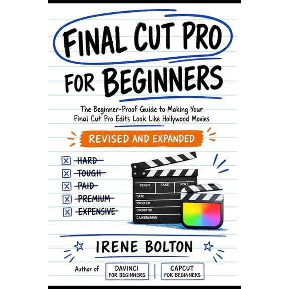 Become a Youtuber Final Cut Pro for Beginners: The Dummy-Proof Guide to Making Your Final Cut Pro Edits Look Like Hollywood Movies, Book 2, (Paperback)