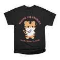thumbnail image 1 of Become the Problem T-Shirt Tee Gift For Him Merch For Her Apparel For Friend, 1 of 2