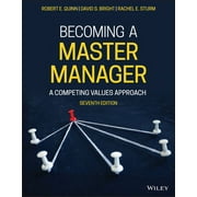 Becoming a Master Manager A Competing Values Approach Paperback