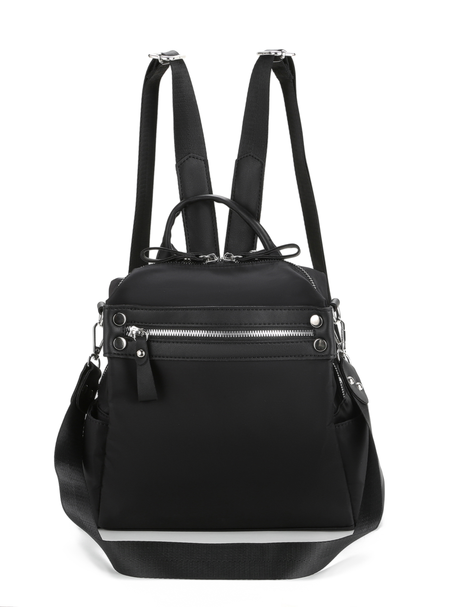 Becool Women's Nylon Black Backpack