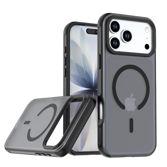 Becova for iPhone 18 Pro Magnetic Case, Compatible with Magsafe Slim Fit Hard PC Shell Anti-Fingerprint Non-Slip Shockproof Protective Bumper for Women Men