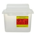 thumbnail image 1 of Becton Dickinson Clear Sharps Container 305551 with Counterbalanced Lid, 5.4 Quart, 1 of 1