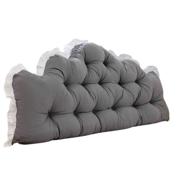 Bed Backrest Support Cushion, Ergonomic Headboard Pillow For Reading And Resting, Soft Lumbar Support Pad With Comfortable Leaning Backrest For Bedroom Lounging And Relaxation