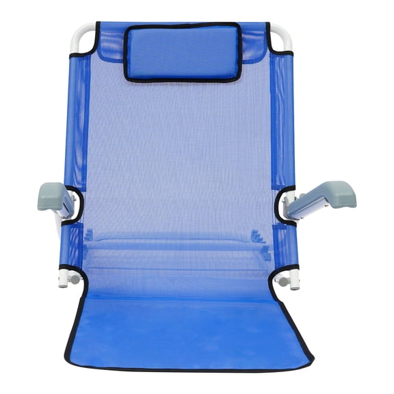 Bed Backrest Support, Folding Bed Backrest with Armrests & Cushion, 5-Position Adjustable 20-75°, Adjustable Headrest, for Bedroom Chair