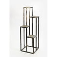 thumbnail image 1 of Bed Bath & Beyond 48” x 16” x 48” 4-Tier Grey Stone Cast Iron Plant Stand with Fancy Scrollwork, 1 of 2