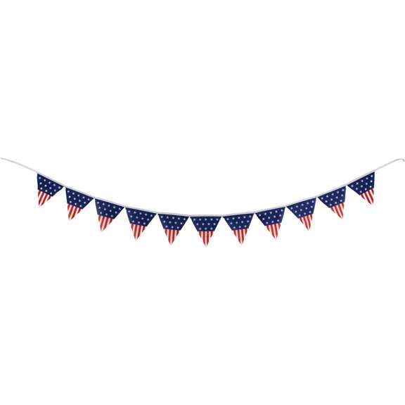 Bed Bath & Beyond 9.75 ft Polyester USA Flag Hanging Wall Outdoor Banner