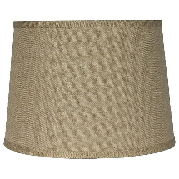 Bed Bath & Beyond French Natural Burlap Drum Lamp Shade