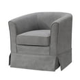 thumbnail image 1 of Bed Bath & Beyond Metal Fabric Woven Swivel Chair, Steel Gray, 1 of 6