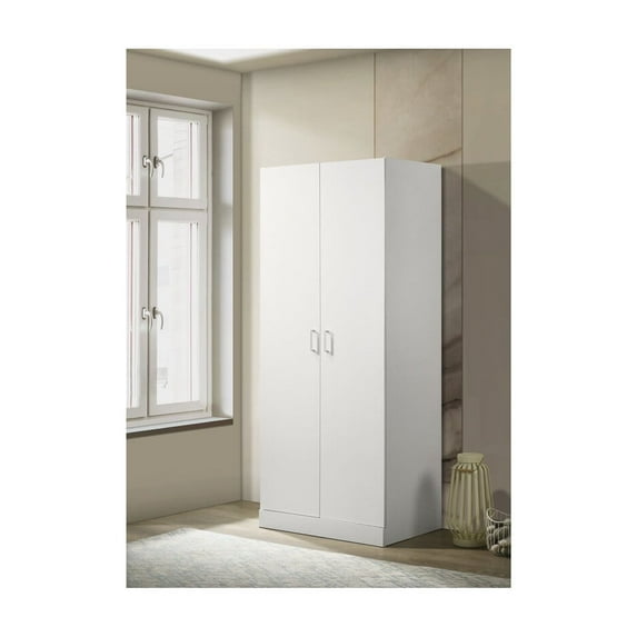 Bed Bath and Beyond Armoires, Wood, White, 101 lbs