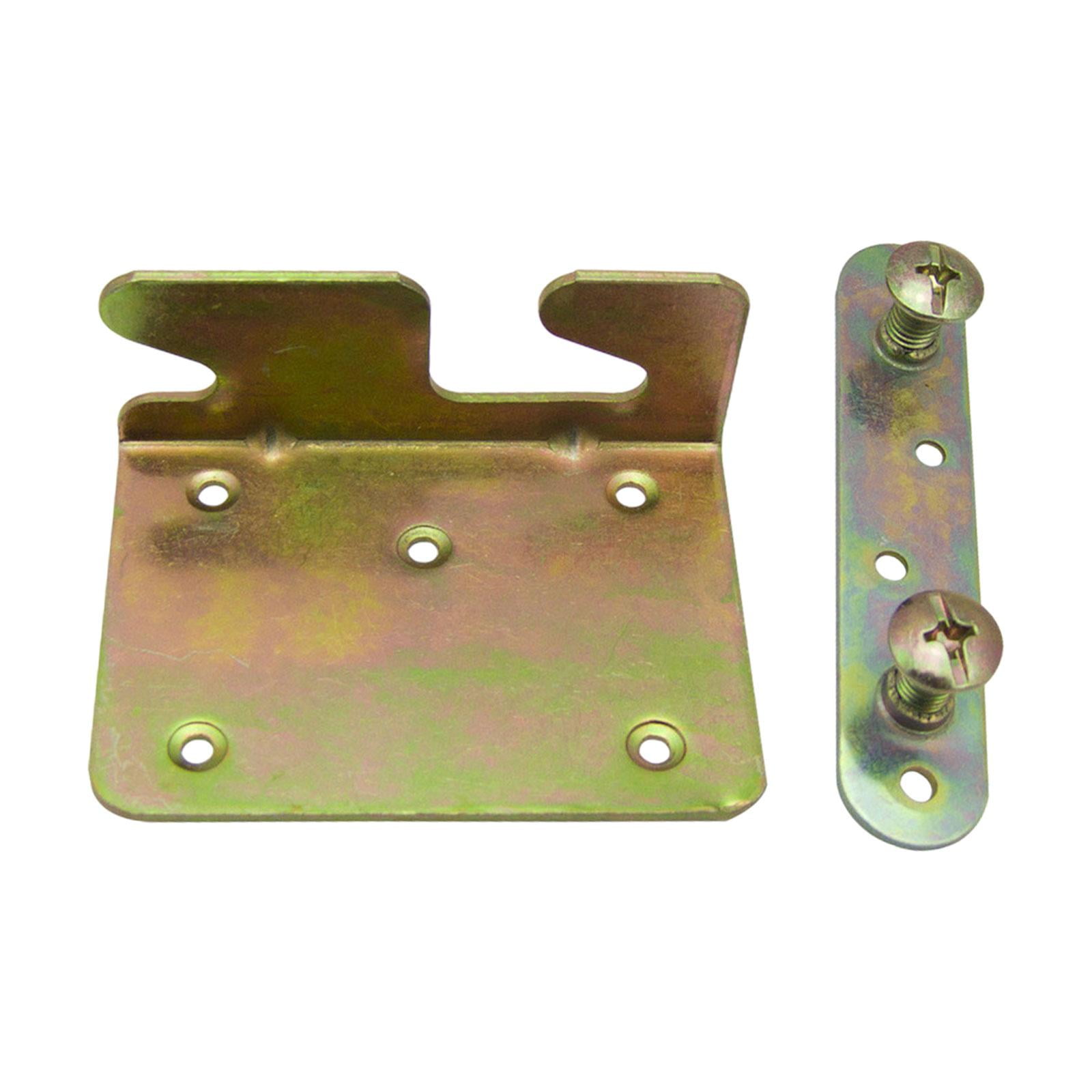 Bed Brackets Connectors Hinge Bed Rail Brackets Hinge Heavy Duty Bed ...