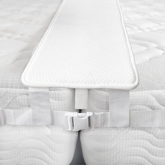 Bed Bridge Twin to King Converter Kit - Twin XL to King Connector - Mattress Conversion Bridge with Adjustable Strap for Guest Room, Vacation Rentals, Hotel(12" Class)