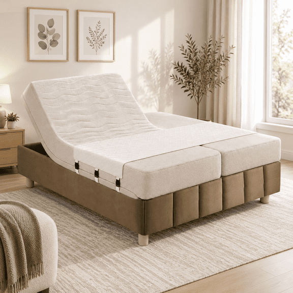 Bed Bridges Split King Gap Filler For Adjustable Beds, Multiple Sizes Available