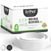 Bed Bug Blocker (Pro) Interceptor Traps — 4 Pack | Interceptors, Monitors, and Detectors for Bed Bugs