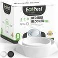 thumbnail image 1 of Bed Bug Blocker (Pro) Interceptor Traps — 8 Pack | Interceptors, Monitors, and Detectors for Bed Bugs, 1 of 10