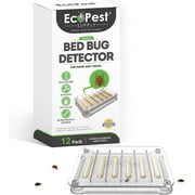Bed Bug Detector – 12 Pack | Sticky Indoor Interceptor Trap, Monitor, and Detector for Treatment of Bed Bugs