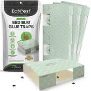 Bed Bug Glue Traps – 20 Pack | Sticky Indoor Interceptor Trap, Monitor, and Detector for Treatment of Bed Bugs