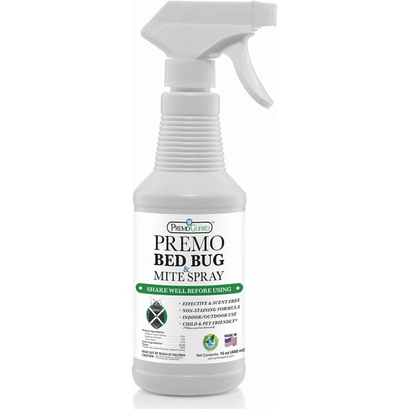 Bed Bug Killer Spray 16 oz - University Tested 100% Kill Rate - Natural Non Toxic, Stain & Scent Free - Kill Bedbugs & Mites On Bed & Blankets, Furniture, Clothing - Child & Pet Safe