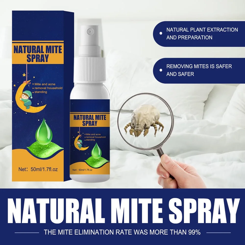 Bed Bug & Mite Killer Spray Gently Eliminate Dust Mites，Pubic Lice