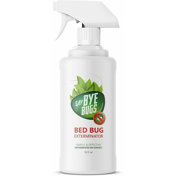 Bed Bug Spray for Getting Rid of Bed Bugs Permanently. a Non-Toxic, Kills on Contact Treatment That Doesn't Stain & is Odor Free. Simply Shake & Spray. (3X 16oz).