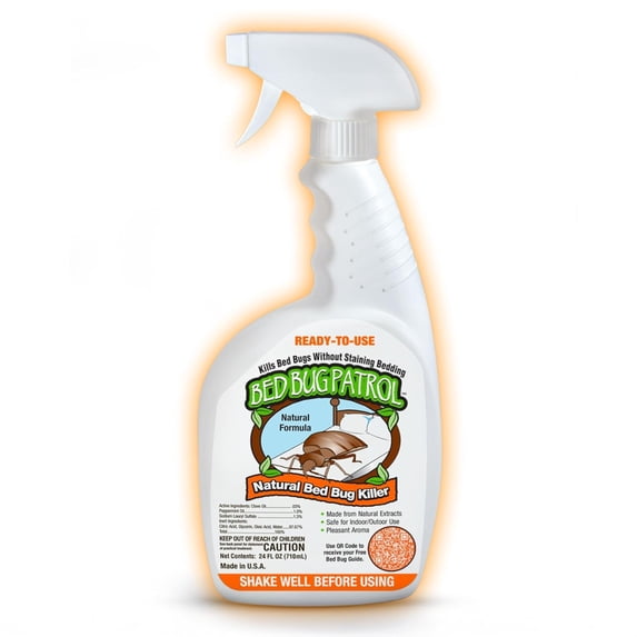 Bed Bug Spray & Killer – 24oz | Fast-Acting Treatment Kills Bugs, Eggs Larvae on Contact Plant-Based Natural Formula Safe for Home, Family Pets by