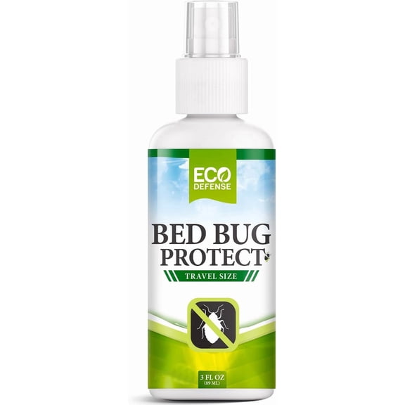 Bed Bug Spray Travel Size - TSA Approved 3 oz Travel Essentials for Hotel, Cruise, Vacations - with Natural Essential Oils