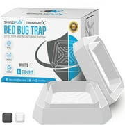 Bed Bug Trap   8 Pack | TruGuard X Bed Bug Interceptors White | Eco Friendly Bed Bug Traps for Bed Legs | Insect Detector, Interceptor, and Monitor for Pest Control and Treatment